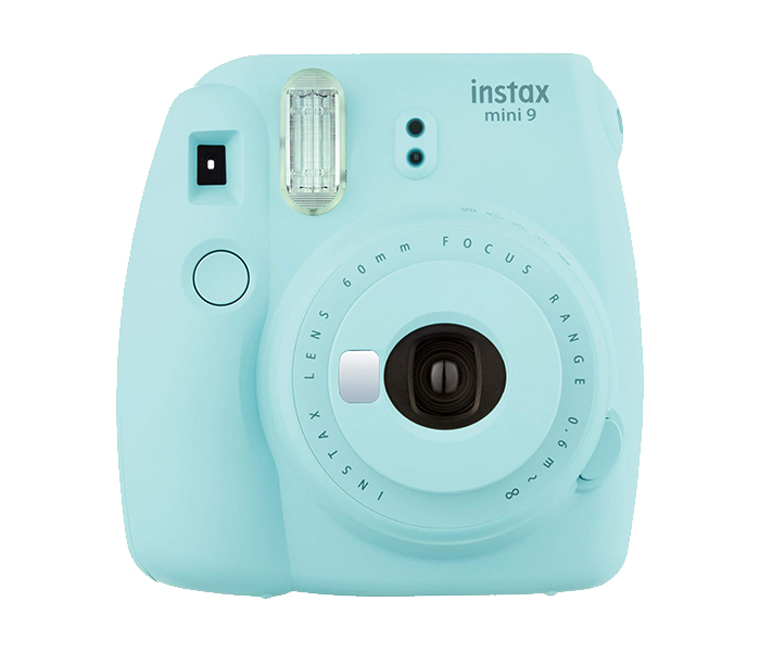 Fujifilm Instax Mini 9 Instant Camera with 10x2 Mini Film - Ice Blue - Zoom Image 1