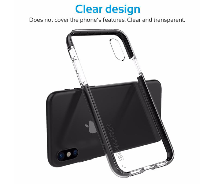 Promate SNAP-X Easy-Fit Super-Slim Protective Case with Bumper Function - Black - Zoom Image 2