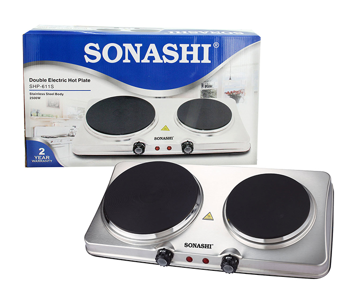 Sonashi SHP-611S Double Electric Hot Plate - Zoom Image 3