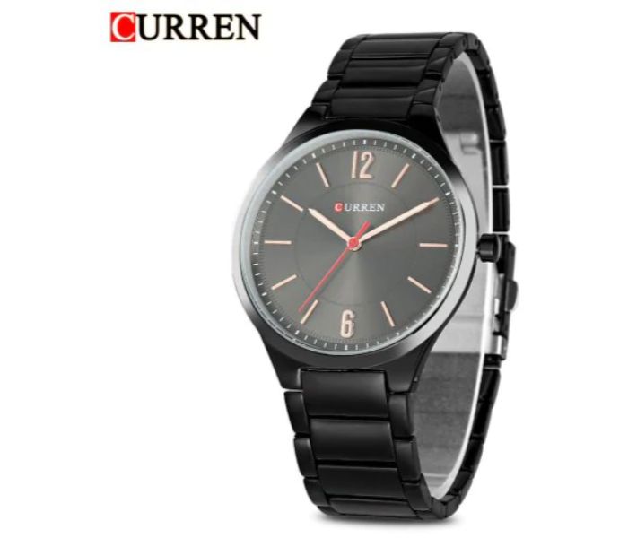 Curren 8280 Quartz Watch For Men Black - Zoom Image 1