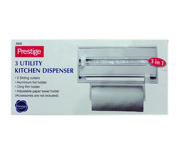 Prestige PR2002 3 in 1 Utility Kitchen Dispenser - White - Zoom Image