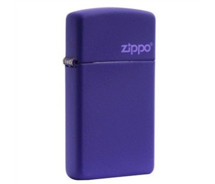 Zippo 1637ZL Logo Lighter Purple - Zoom Image