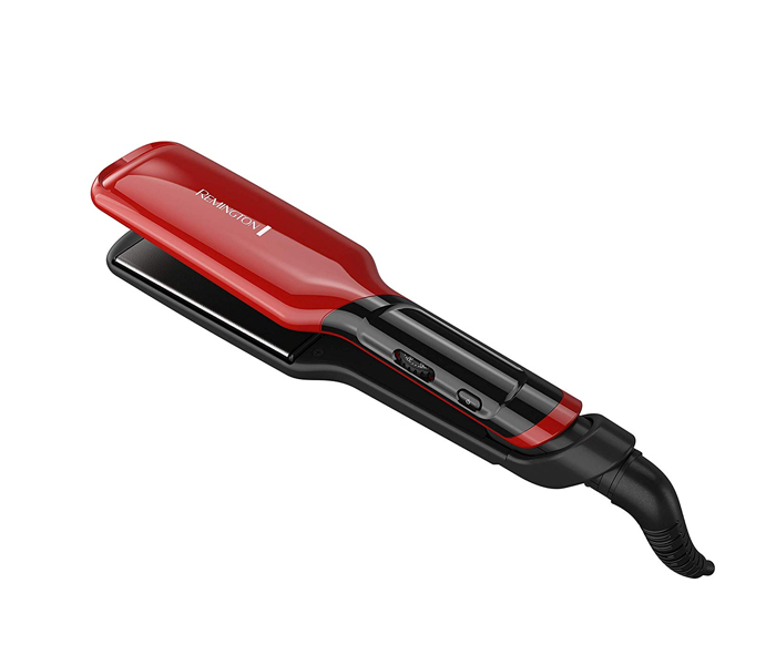 Remington RES9620 Silk Wide Hair Straightener Red and Black - Zoom Image