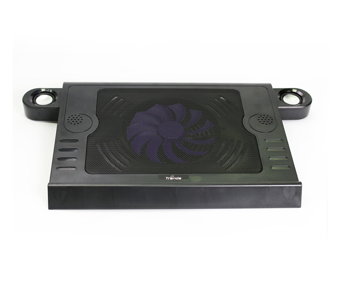 Trands TR-CP1180 Extreme Turbo USB Cooling Pad with Dual Speakers for Laptop - Black - Zoom Image 3