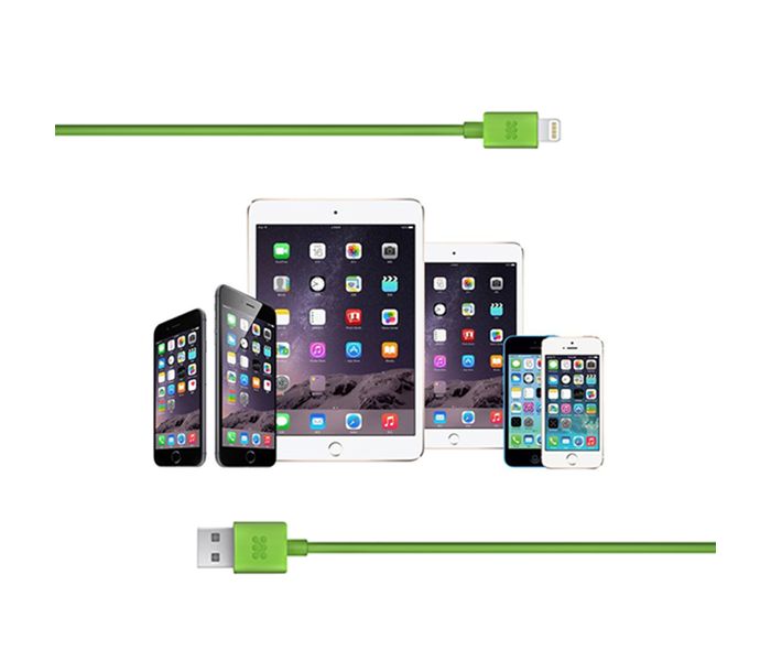 Promate LinkMate-LT USB Data & Charge Cable with Lightning Connector - Green - Zoom Image 5