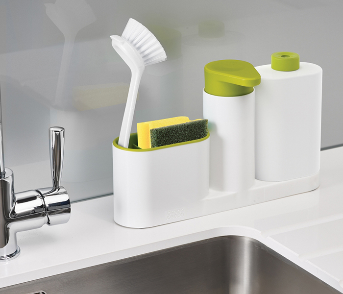 Plus Sink Tidy Set - Large, White & Green - Zoom Image 7