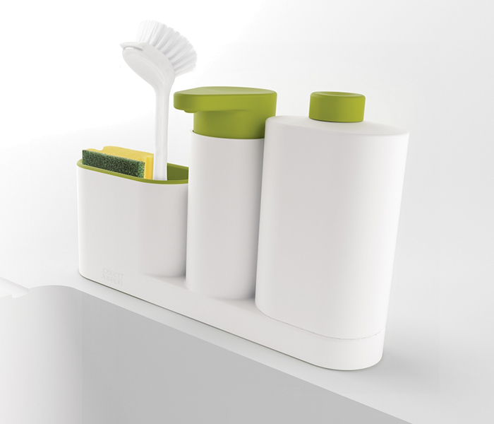 Plus Sink Tidy Set - Large, White & Green - Zoom Image 5