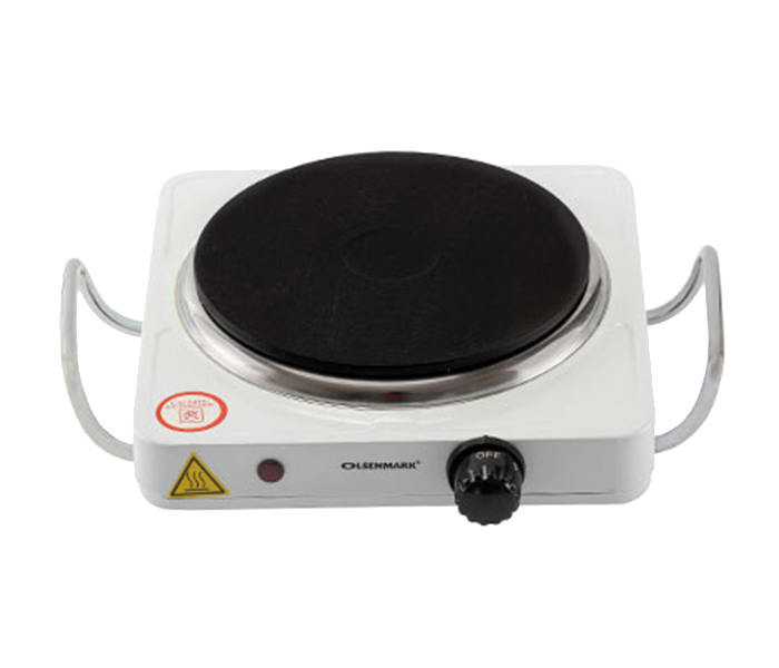 Olsenmark OMHP2288 1500 Watts Electric Hot Plate - White - Zoom Image 1