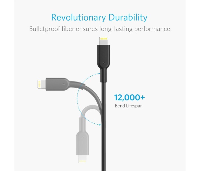 Anker A2214 PowerDrive Elite 2 Ports Car Charger with Lightning Connector Black - Zoom Image 9