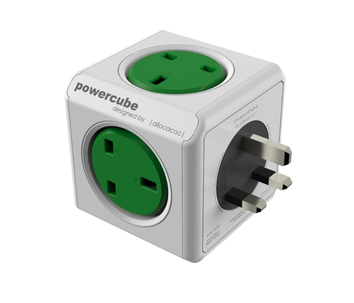 ALLOCACOC 7100GN Power Cube Original White and Green - Zoom Image