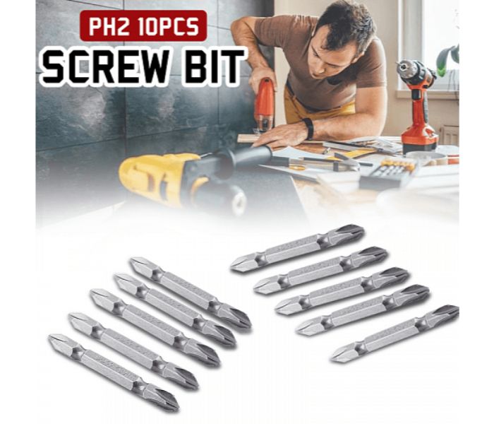 Offal PH2 10 Piece Professional Screw Bit Tools Silver - Zoom Image 4