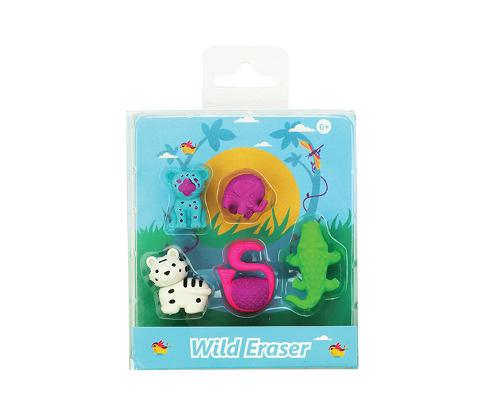 Smily Kiddos SK12002011 Fancy Wild Eraser Set - Zoom Image 5