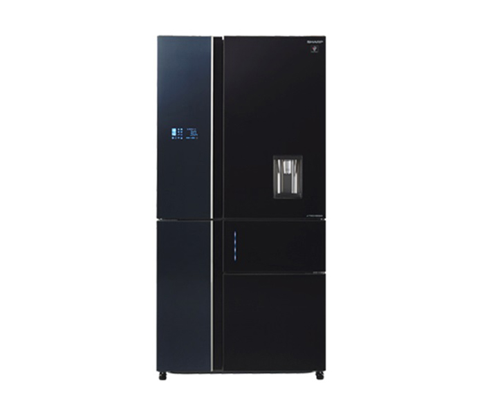 Sharp SJ-FSD910-BK3 825 Litre French Five Door Refrigerator with Water Dispenser - Black - Zoom Image 5