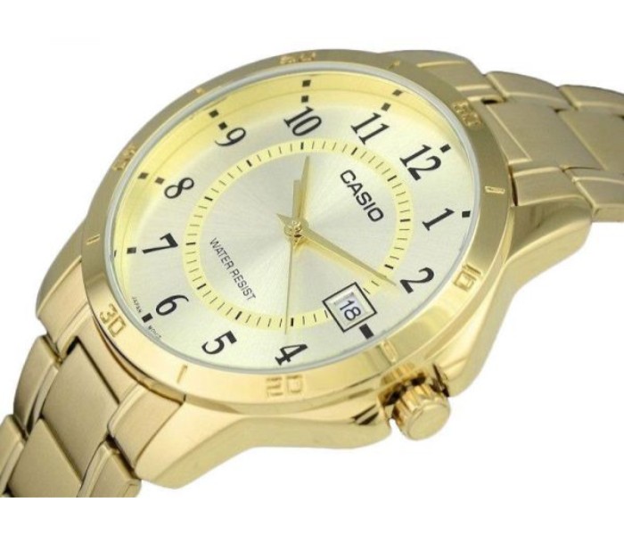 Casio MTP-V004G-9BDF Mens Analog Watch Gold - Zoom Image 1