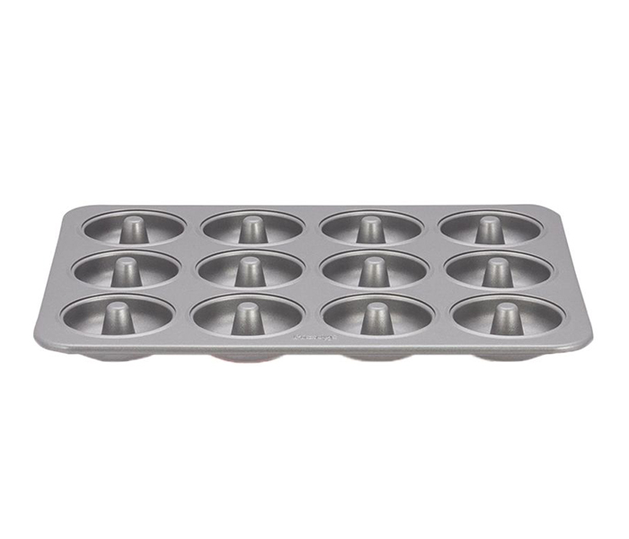 Prestige PR28616 12 Cup Bakeware Carbon Steel Mini Donut Pan, Grey - Zoom Image 2