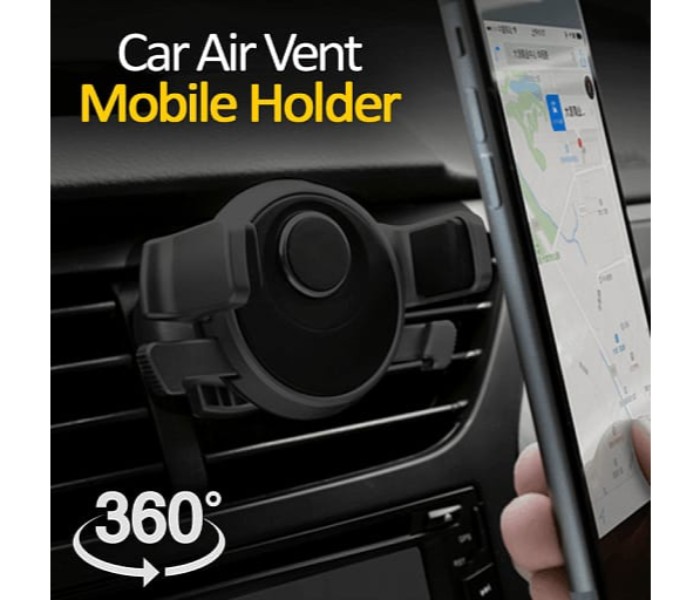 Mechanical Era 360 Degree Rotation Air Vent Car Mount Holder For Smartphones CMH51 Multicolor - Zoom Image 4