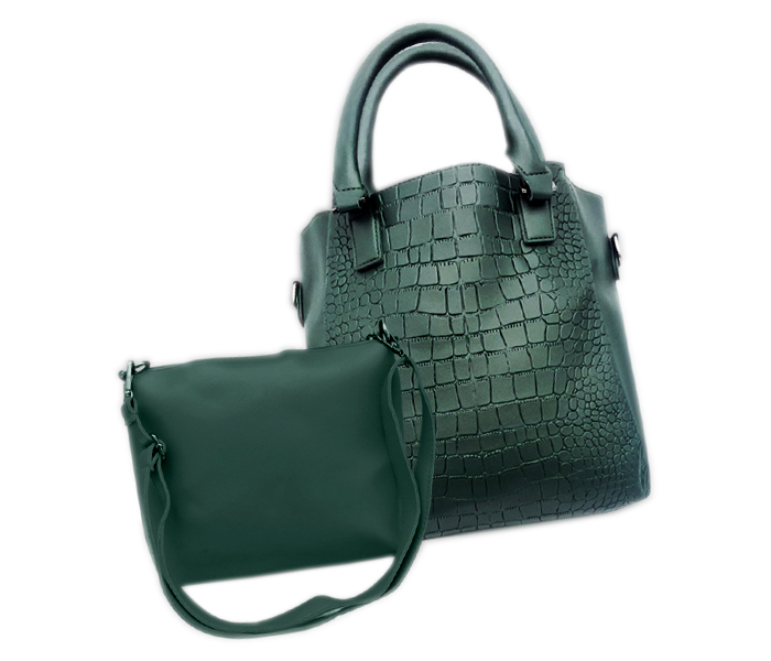 Taqdeer WP-306 Trend PU Leather 2 Pieces Handbag For Women - Green - Zoom Image 1