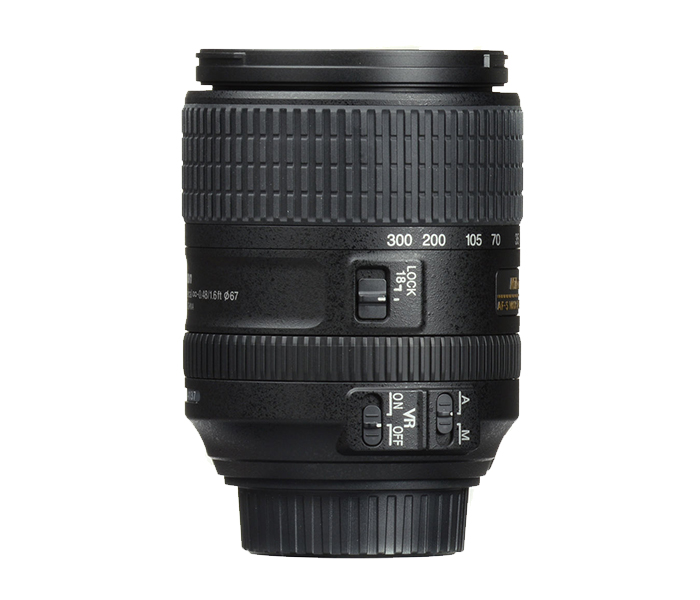 Nikon AF-S DX Nikkor 18-300mm f/3.5-6.3G ED VR Lens - Black - Zoom Image 1