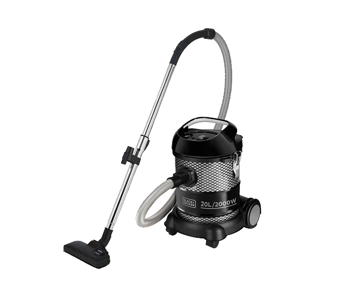 Black and Decker BV2000-B5 2000W Dry Drum Vacuum Cleaner - Black - Zoom Image 3