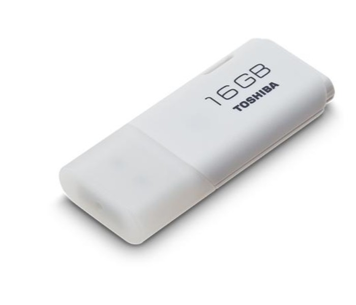 Toshiba TB16 16GB USB 2.0 Flash Drive White - Zoom Image 1