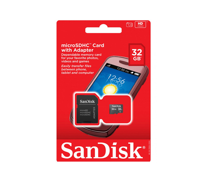 sandisk 32GB Micro SD Card - Zoom Image