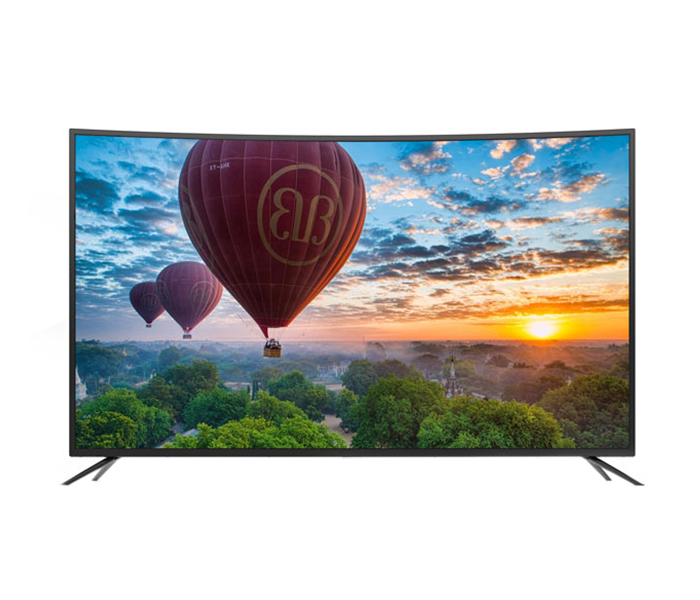 Geepas GLED5503CSFHD 55-inch Curved Smart Full HD LED TV - Black - Zoom Image