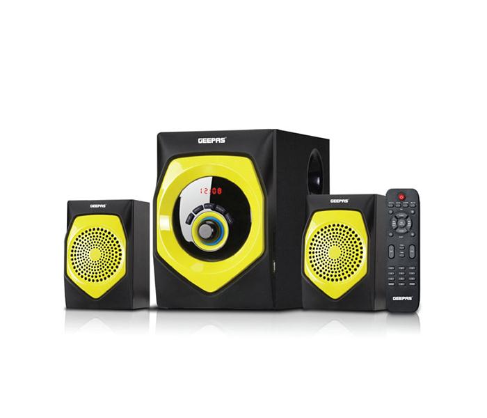 Geepas GMS8584 2.1 Channel Multimedia Speaker System with Bluetooth - Black - Zoom Image