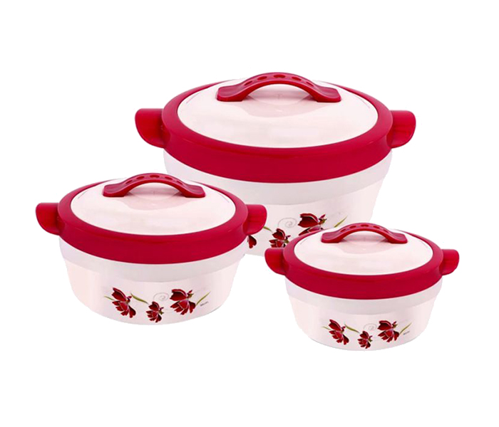 Delcasa DC1120 3 Pieces Daffodils Hot Pot - Pink - Zoom Image