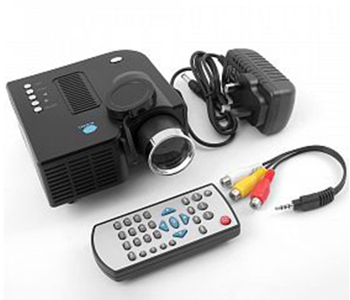 BSNL A8 LED Projector with Remote Control, Black - Zoom Image 2