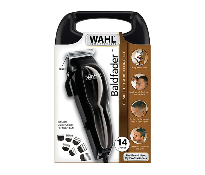 Wahl 79111-527 Bald Fader Clipper Hair Cutting Kit - 14 Pieces - Zoom Image 2