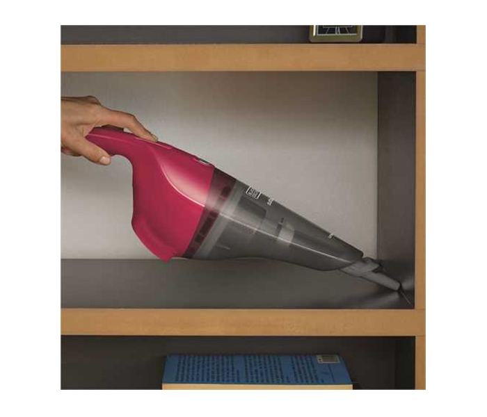 Black and Decker NVB115WA-B5 3.6V Dustbuster Hand Vacuum Cleaner with Accessories - Ruby Red - Zoom Image 3