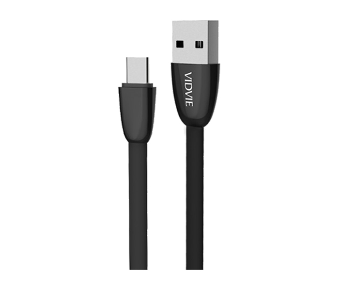 Vidvie CB-411 Type-C Data Cable - 1 Meter, Black - Zoom Image 3