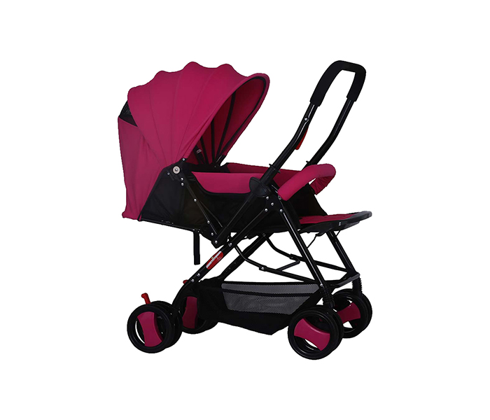 Baby Plus BP7732 Baby Stroller - Pink - Zoom Image 2