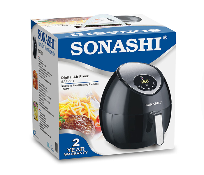 Sonashi SAF-001 Digital Air Fryer with LCD Display & Touch Screen - Zoom Image 3