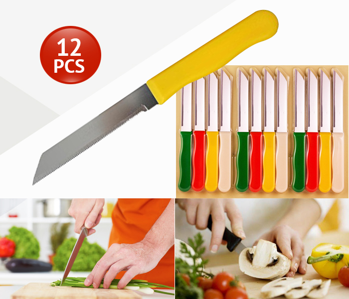 Stainless Steel Knives Set 12-Piece Multicolor - Zoom Image 2