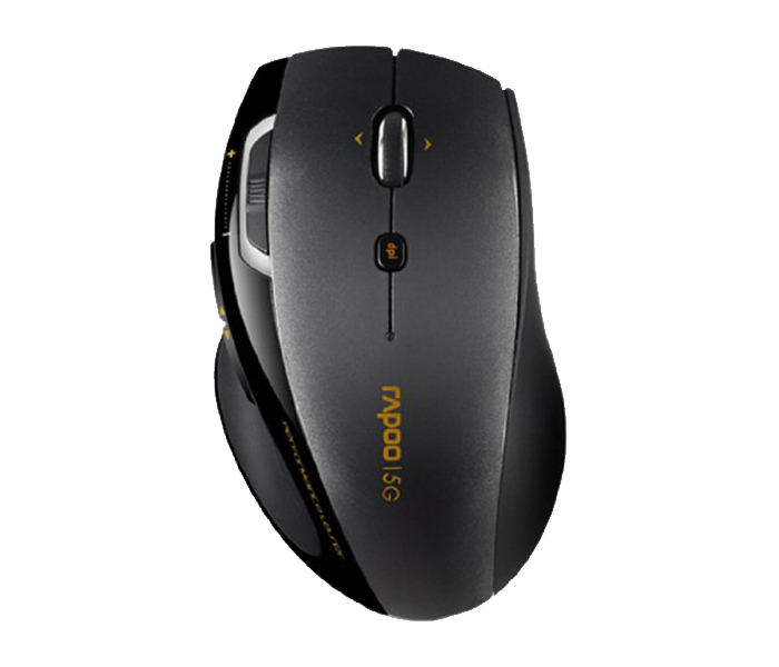 Rapoo 7800P 5Ghz Wireless Comfort Laser Mouse - Black 10878 - Zoom Image 4