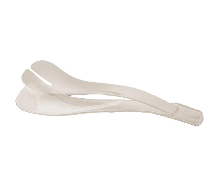 Royalford RF7136 Salad Spoon - White, 2 Pieces - Zoom Image 2