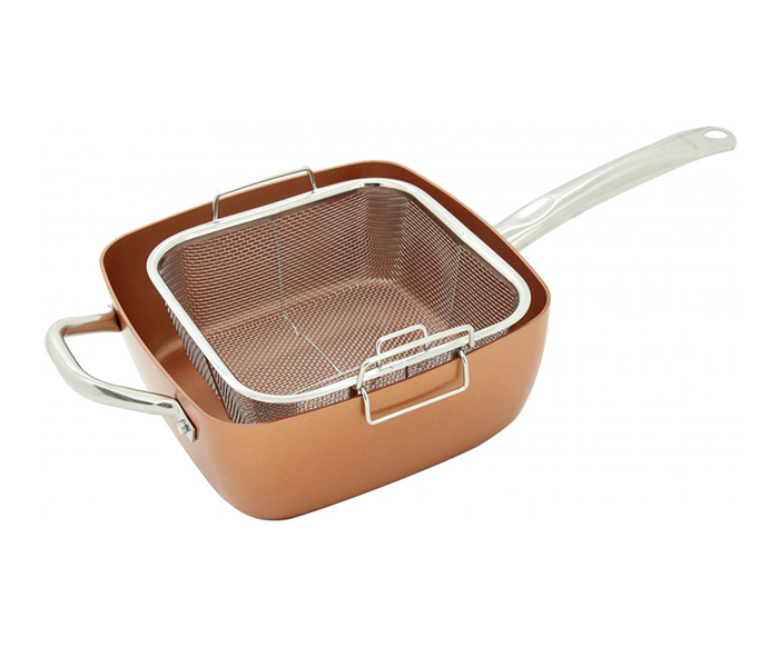 Sonashi SFP-8030 5 In 1 Square Copper Coated Fry Pan - 30cm - Zoom Image 5