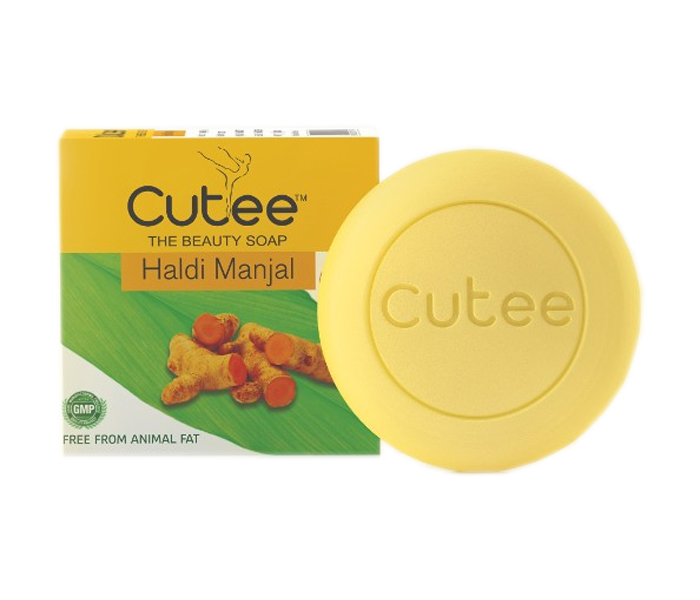 Cutee The Beauty Non Animal Fat Beauty Soap Haldi Manjal - Zoom Image