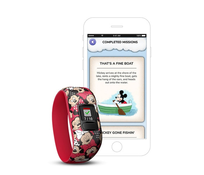 Garmin Activity Tracker Vivofitjr2 Smart Band For Kids - Minnie Mouse - Zoom Image 4