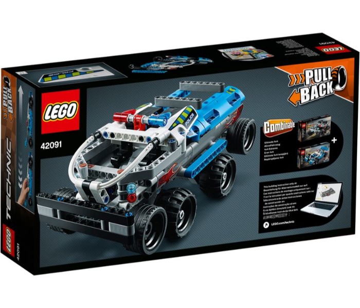 Lego Technic 42091 Police Pursuit Multicolor - Zoom Image 3