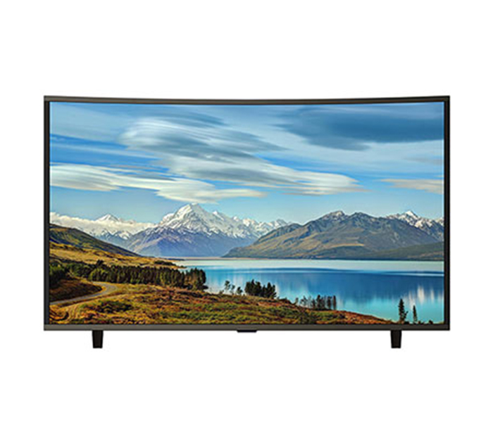 Geepas GLED6548CSUHD 65-inch Curved Smart & 4K Ultra HD LED TV - Black - Zoom Image