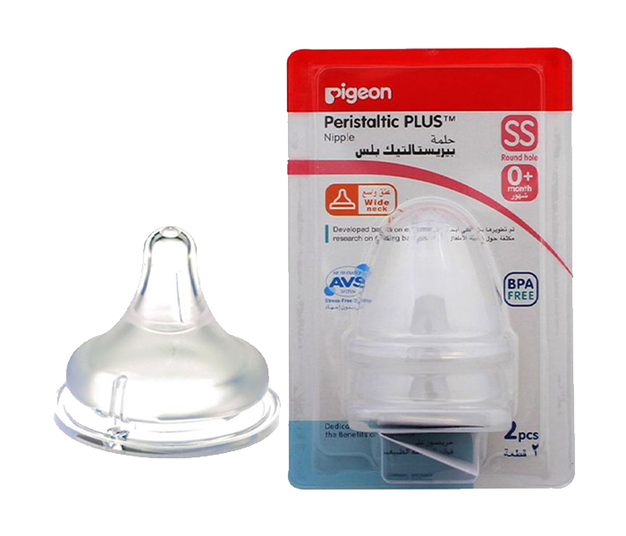 Pigeon N23592804A 2 Pieces Wide Neck Peristaltic & SS Nipple Blister Set - Zoom Image