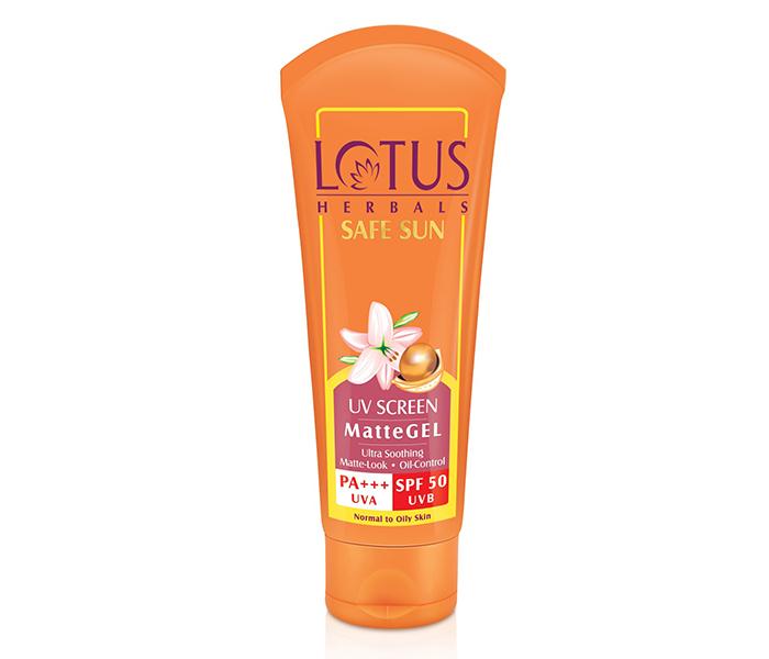 Lotus Herbals Safesun UV Screen Matte Gel - 100GM - Zoom Image