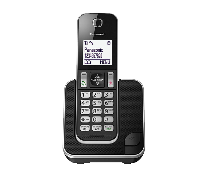 Panasonic KX-TGD310 Digital Cordless Phone - Black - Zoom Image 1