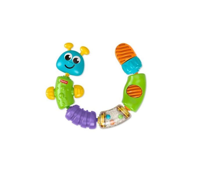 Fisher Price W9834 Brilliant Basics Snap Lock Caterpillar Assorted - Zoom Image 1