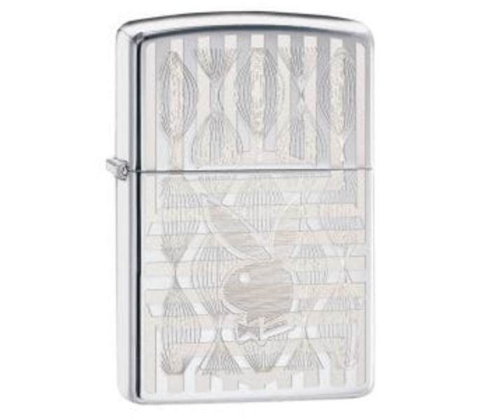 Zippo 29509 250 Playboy Lighter Silver - Zoom Image