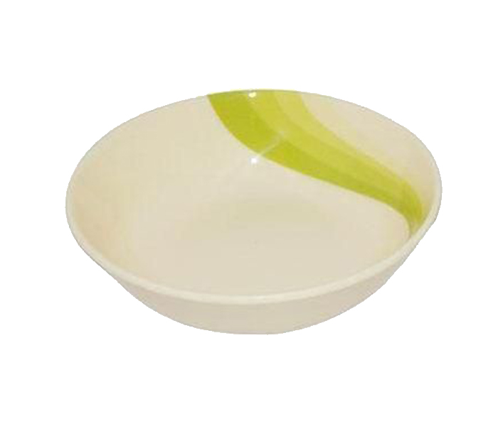 Royalford RF8085 6-inch Melamine Ware Super Rays Serving Bowl - Green - Zoom Image