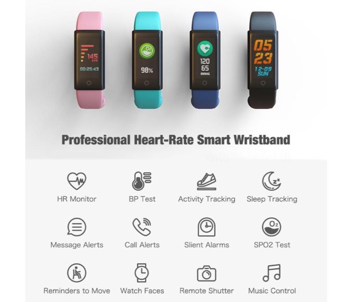 Bluetooth Waterproof Smart Fitness Tracker Wristband F600 Multicolor - Zoom Image 3