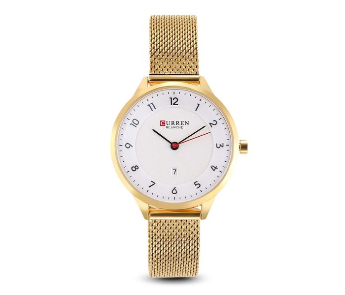 Curren 9035 Ultra Thin 2018 Luxury Wristwatch For Women Gold - Zoom Image 8